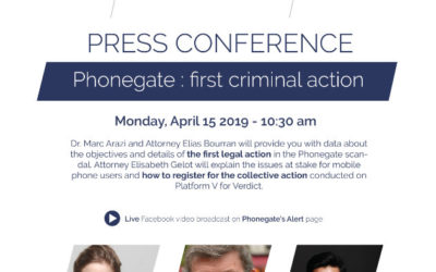 [Press Conference] Phonegate: first criminal action