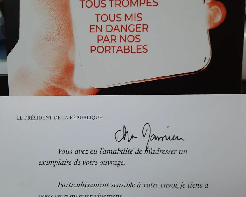 Message from the French President following the sending of the book “Phonegate”.