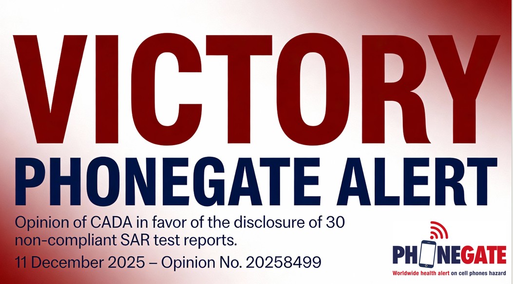 The CADA rules in favor of Phonegate Alert