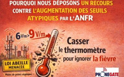 Pourquoi nous déposons un recours contre l&rsquo;augmentation des seuils atypiques par l’ANFR ?
